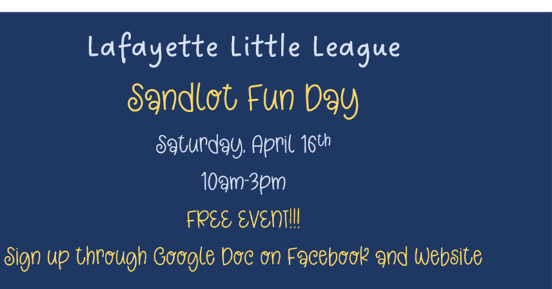 Sandlot Fun Day